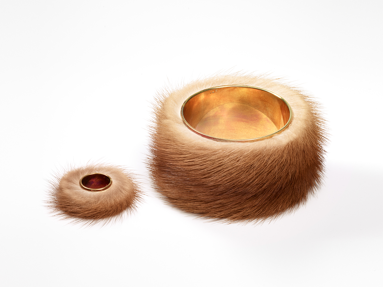 Fur Ring, MERET OPPENHEIM – Fur Ring and Fur Bracelet
