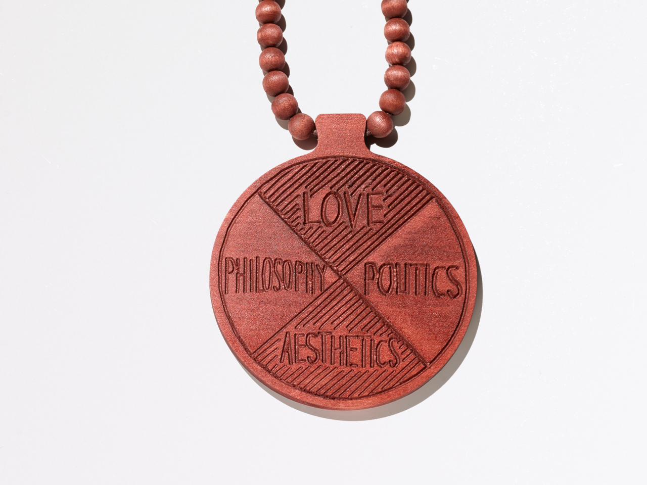 Ideological Jewellery 1, Thomas Hirschhorn – Ideological Jewellery 1 – front side