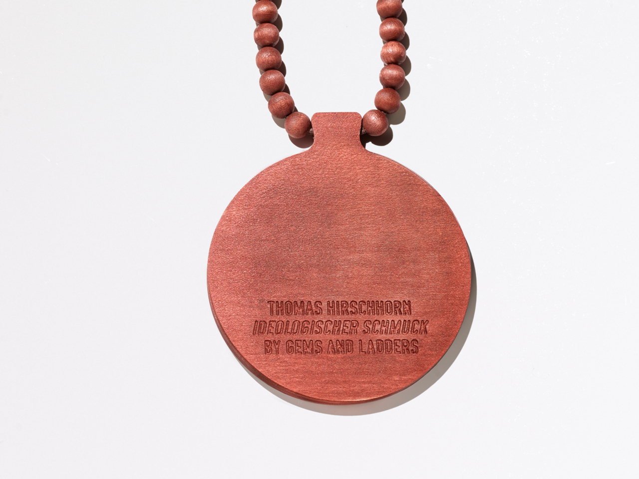Ideological Jewellery 1, Thomas Hirschhorn – Ideological Jewellery 1 – back side